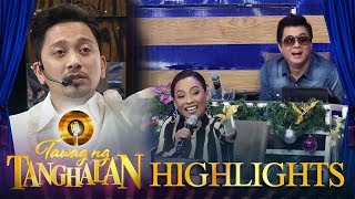 Tawag ng Tanghalan TNT Hurados notices Jhongs wrong lyrics in Queens song [upl. by Enirahtak]