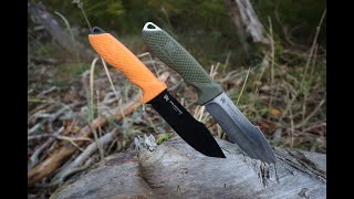 Odenwolf Wolfgangs Messer Hunter Jagd und Outdoormesser  Schneidtest  Feuer machen Giveaway [upl. by Puritan]