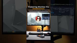 Flickering PC monitor causes amp possible fix PART 5 shorts [upl. by Riegel]