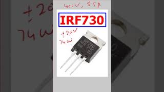 IRF730 mosfet working  irf730 datasheet [upl. by Divadnhoj]