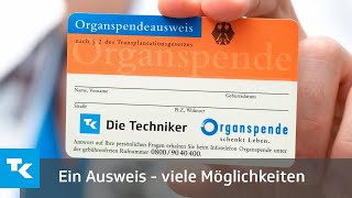 Organspende Ein Ausweis  viele Möglichkeiten [upl. by Nomrac]