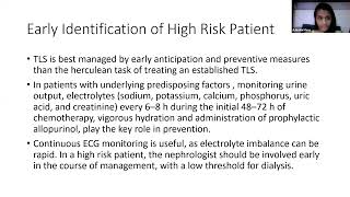 Tumour Lysis Syndrome  April 2023 [upl. by Kiraa]