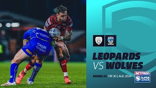 Highlights  Leigh Leopards v Warrington Wolves  2024 Betfred Super League Round 24 [upl. by De Witt]