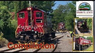 Granite State Scenic Railway Compilation [upl. by Ytirahc]