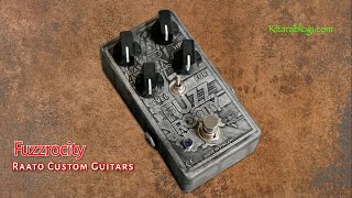 Fuzzrocity by Raato Custom Guitars  Demo Song  Kitarablogicom [upl. by Eon159]