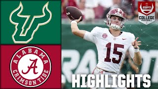 Alabama Crimson Tide vs South Florida Bulls  Full Game Highlights [upl. by Fullerton]