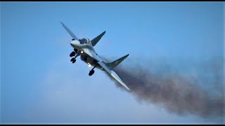 F16 amp MIG29 Start Malbork [upl. by Brenn]