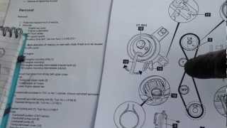 Ford Mondeo 20 Tdci 140bhp Cam and Aux Belt Change 7 20130305 [upl. by Oznola]