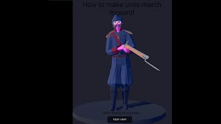 How to make units bayonet chargeTotally Accurate Battle Simulator [upl. by Rilda]