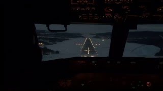 LANDING AT BARDUFOSS  Cockpit view [upl. by Aimee]