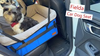 Fielda Car Dog Seat waterproof and portable dogs dogbed dogcarseat [upl. by Ayrolg152]