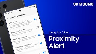 Receive a warning when S Pen is left behind  Samsung US [upl. by Germain426]