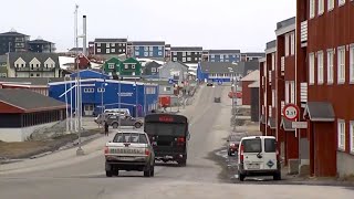 NUUK  the largest city of Greenland HD [upl. by Notsirhc]