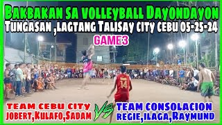 Game3 DecisionBakbakan sa Tungasan Lagtang Talisay City CebuTeam Cebu City Vs Team Consolacion [upl. by Kelcie]