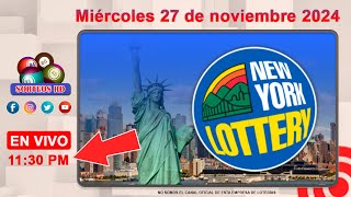 New York Lottery en vivo │Miércoles 27 de noviembre 2024  1130 PM loteriasdominicanas [upl. by Choo]