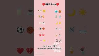 Test your bestie shortsbestie [upl. by Pierrepont]