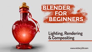 Beginner Blender 42 Tutorial  Part 9 Lighting Rendering and Compositing [upl. by Atlas]