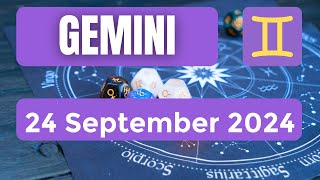 Gemini horoscope  Gemini Horoscope for Today 24 September 2024 [upl. by Aihseuqram107]