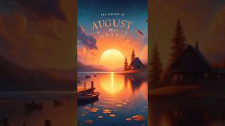 The History of August shorts subscribe history facts calendar [upl. by Mikah527]