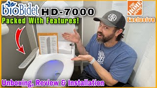 Bio Bidet HD 7000 Best Luxury Bidet For Any Restroom Install amp Demo [upl. by Elleuqar]