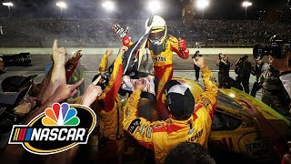 2018 NASCAR Cup season best moments Logano Busch Elliott  NASCAR  NBC Sports [upl. by Attiuqram902]