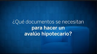 Documentos para Avalúo Hipotecario [upl. by Notseh]