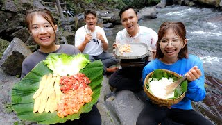 BBQ DI PINGGIR SUNGAI BISA SAMBIL MAINAN AIR DI SUNGAI [upl. by Imailiv747]