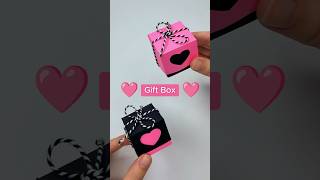 Gift Box 💝 Easy Paper Box  Valentine’s Day Box DIY Craft  Cute Gift Idea  How to Make a Paper Box [upl. by Lerner]