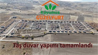 Köyümüz Güzelyurt quotTaş duvar yapımı tamamlandıquot Drone görüntüleri Video46 29102024 [upl. by Cha]