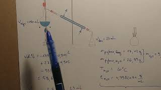 Berekeningen destillatie met pyknometer [upl. by Alrep]