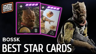 Bossk BEST STAR CARDS amp BUILD 2023  Battlefront 2 [upl. by Vania]