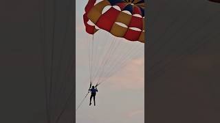 Parasailing in Jaisalmer  Sam Sand Dunes  shorts adventure desert rajasthan ytshorts [upl. by Etnohc900]