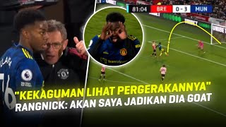 RANGNICK AJA SAMPE MELONGO 😱 Lihat Cara Rangnick Ubah Elanga Jadi Monster Di Laga Vs Brentford [upl. by Iahcedrom]