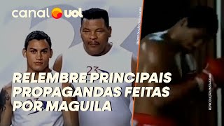 MORRE MAGUILA RELEMBRE PRINCIPAIS PROPAGANDAS FEITAS PELO BOXEADOR [upl. by Serle453]