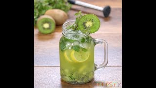 Virgin Kiwi Mojito  Virgin Kiwi Mojito recipe [upl. by Aennyl]