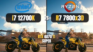 Intel Core i7 12700K DDR4 vs AMD Ryzen 7 7800X3D  Test In 15 Games [upl. by Naimed]