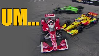 What The Heck Was That  IndyCar in Detroit Review [upl. by Hsemar]