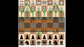 Part 6 The French King Indian Attack Black Chess opening repertoire with 1e6 [upl. by Agripina273]