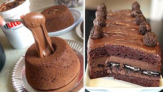 Indulgent Chocolate Cake Decorating Ideas  Perfect Cake Decorating  Awesome Cake Decorating Ideas [upl. by Ashok]