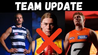 Team Update  Feb 25th  AFL SuperCoach 2024 [upl. by Mialliw80]