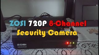 ZOSI 720P 8 Channel Home Security Camera System Review [upl. by Storer867]