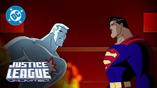 Justice League Unlimited  Superman vs Captain Atom  Super Scenes  DC [upl. by Ehcor20]