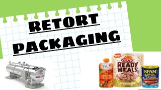 Retort Packaging of Food Products [upl. by Amoritta852]