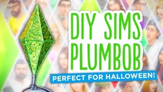 DIY Sims DiamondPlumbob  Easy Halloween Costume [upl. by Lucania]