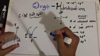 sp3 sp2 sp Hybridization and Bond Angles  Organic Chemistry Made Simple [upl. by Kawai584]