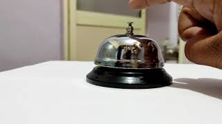 Desk Bell Sound Effect  Call Bell Sound  Counter Bell Concierge Bell Service Bell [upl. by Asum588]