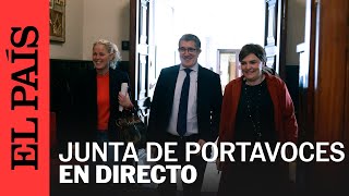 DIRECTO  Junta de portavoces del Congreso de los Diputados  EL PAÍS [upl. by Nicko]