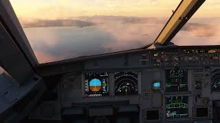 FS2020  Landing Athens ILS21L [upl. by Ayamahs]