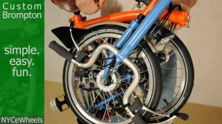 Custom Built Brompton Folding Bike  Video Configurator [upl. by Etep]