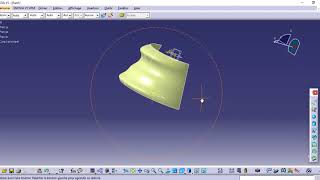 Wireframe and Surface Design Multi Section Surface 3 Guide Curves with Catia [upl. by Egedan151]